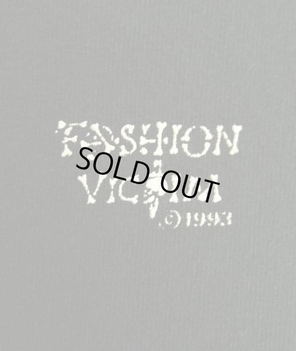 画像6: 90'S FASHION VICTIM "YIN & YANG" 袖＆両面プリント 長袖 Tシャツ ブラック USA製 (VINTAGE)