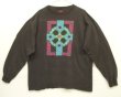 画像1: 90'S FASHION VICTIM "COURTNEY DAVIS" 長袖 Tシャツ フェードブラック USA製 (VINTAGE)