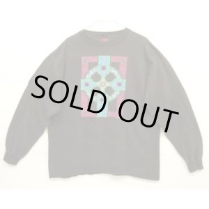 画像: 90'S FASHION VICTIM "COURTNEY DAVIS" 長袖 Tシャツ フェードブラック USA製 (VINTAGE)