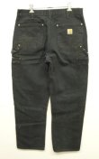 画像3: CARHARTT ダブルニー ダック ペインターパンツ ブラック W34L30 メキシコ製 (VINTAGE)