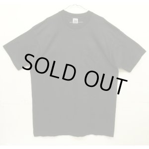 画像: 90'S BVD シングルステッチ 耳付きポケット 半袖 Tシャツ ブラック USA製 (VINTAGE)