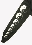 画像3: 90'S FASHION VICTIM "YIN & YANG" 袖＆両面プリント 長袖 Tシャツ ブラック USA製 (VINTAGE)