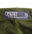 画像6: 90'S RALPH LAUREN ロゴ刺繍 ベースボールキャップ オリーブ USA製 (VINTAGE)