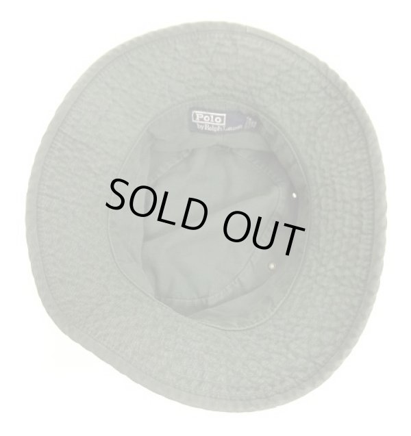 画像4: 90'S RALPH LAUREN ロゴ刺繍 ハット カーキ USA製 (VINTAGE)