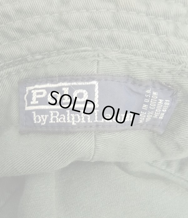 画像5: 90'S RALPH LAUREN ロゴ刺繍 ハット カーキ USA製 (VINTAGE)