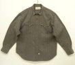 画像1: 80'S RALPH LAUREN "白タグ" ブラックシャンブレー ウエスタンシャツ ストライプ (VINTAGE)