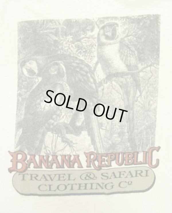 画像5: 80'S BANANA REPUBLIC バックプリント シングルステッチ ポケット付き 半袖 Tシャツ USA製 (VINTAGE)