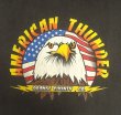 画像7: 90'S AMERICAN THUNDER 両袖＆両面プリント 長袖 Tシャツ ブラック (VINTAGE)
