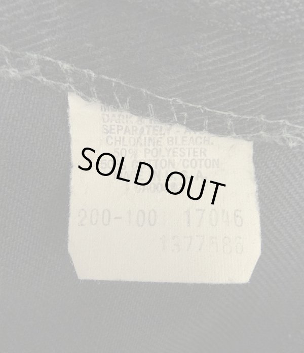 画像2: 70'S Lee 200 ツイル ブーツカット 42TALONジップ ブラック USA製 (VINTAGE)