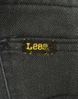 画像7: 70'S Lee 200 ツイル ブーツカット 42TALONジップ ブラック USA製 (VINTAGE)
