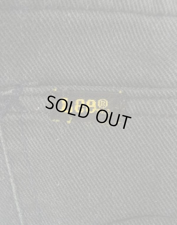 画像7: 70'S Lee 200 ツイル ブーツカット 42TALONジップ ブラック USA製 (VINTAGE)