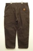 画像3: CARHARTT ダブルニー ダック ペインターパンツ ブラウン W38L30 メキシコ製 (USED)