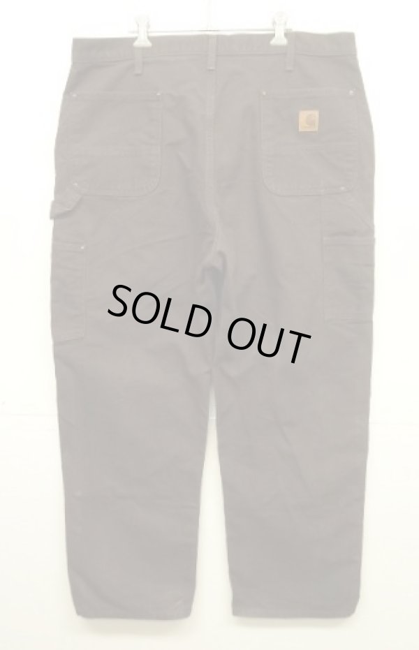 画像3: CARHARTT ダブルニー ダック ペインターパンツ ブラウン W38L30 メキシコ製 (USED)