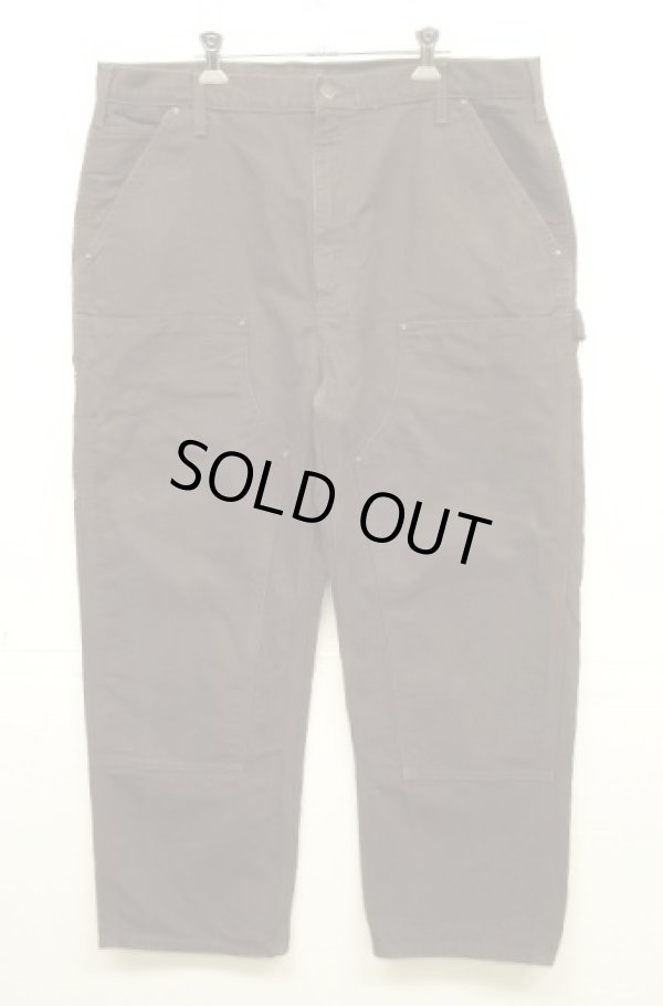 画像1: CARHARTT ダブルニー ダック ペインターパンツ ブラウン W38L30 メキシコ製 (USED)