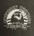 画像3: 90'S AMERICAN THUNDER 両袖＆両面プリント 長袖 Tシャツ ブラック (VINTAGE)