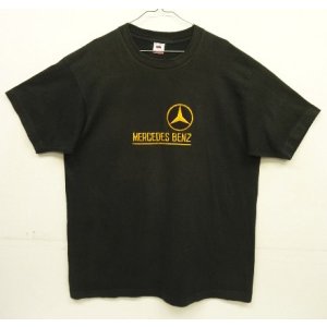 画像: 90'S MERCEDES BENZ シングルステッチ 半袖 Tシャツ ブラック USA製 (VINTAGE)