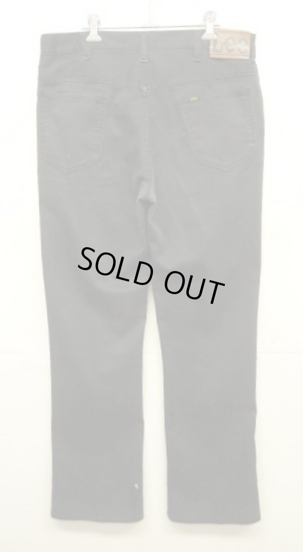 画像5: 70'S Lee 200 ツイル ブーツカット 42TALONジップ ブラック USA製 (VINTAGE)