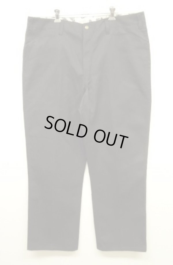 画像1: 90'S BEN DAVIS "FRISCO PANTS" トップスナップボタン フリスコパンツ ブラック USA製 (MINT CONDITION)