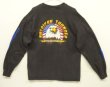 画像6: 90'S AMERICAN THUNDER 両袖＆両面プリント 長袖 Tシャツ ブラック (VINTAGE)