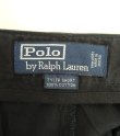 画像2: 90'S RALPH LAUREN "TYLER SHORT" ツープリーツ チノショーツ ブラック (VINTAGE)