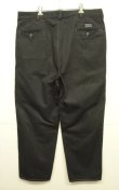 画像3: 90'S RALPH LAUREN "HAMMOND PANT" ツープリーツ チノパンツ 後染めブラック (VINTAGE)