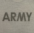 画像3: 80'S CHAMPION "ARMY" トリコタグ シングルステッチ 半袖 Tシャツ ヘザーグレー USA製 (VINTAGE)