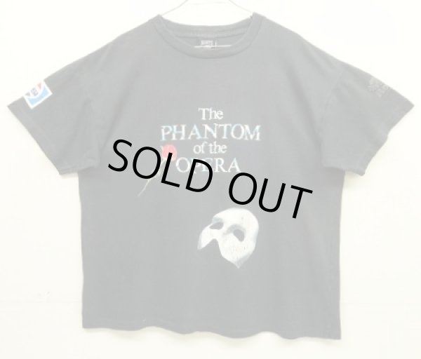 画像1: 90'S THE PHANTOM OF THE OPERA x PEPSI シングルステッチ 半袖 Tシャツ フェードブラック カナダ製 (VINTAGE)