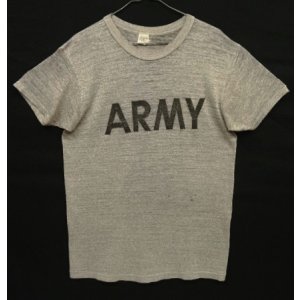 画像: 80'S CHAMPION "ARMY" トリコタグ シングルステッチ 半袖 Tシャツ ヘザーグレー USA製 (VINTAGE)