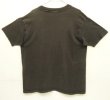 画像4: 80'S FISH PRINT シングルステッチ 半袖 Tシャツ フェードブラック USA製 (VINTAGE)