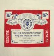 画像2: 90'S COLLEGE OF WILLIAM & MARY シングルステッチ 両面プリント 半袖 Tシャツ ホワイト USA製 (DEADSTOCK)