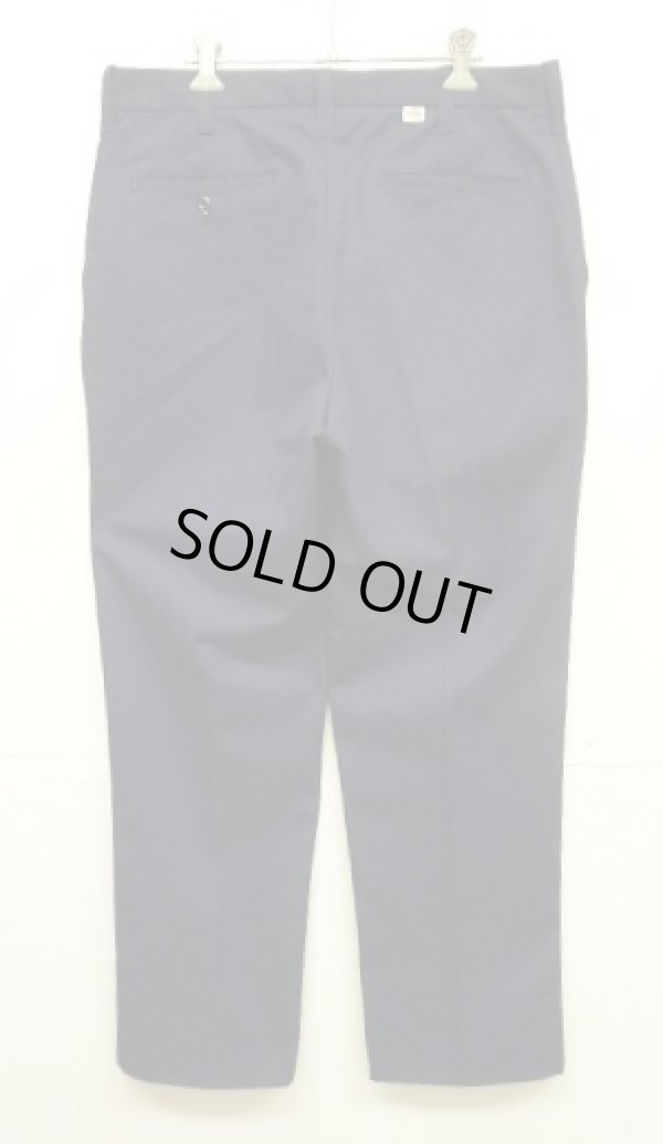 画像1: 80'S DICKIES "INDUSTRIAL WEAR" チビタグ ワークパンツ ネイビー W34 USA製 (VINTAGE)