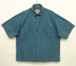 画像1: 80'S BANANA REPUBLIC 旧タグ コットン 半袖 ボックスシャツ ブルー (VINTAGE)