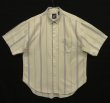 画像1: 90'S GAP 旧タグ オックスフォード 半袖 BDシャツ ストライプ柄 USA製 (VINTAGE)