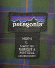 画像2: 90'S PATAGONIA コットン 長袖シャツ チェック柄 ポルトガル製 (VINTAGE)