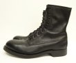 画像2: 90'S アメリカ軍 US ARMY "ADDISON SHOE CO製" スチールトゥ コンバットブーツ ブラック (VINTAGE)