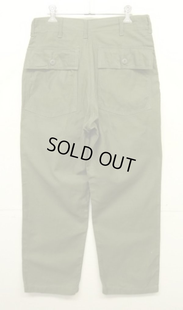 画像5: 60'S アメリカ軍 US ARMY "OG107" コットンサテン ベイカーパンツ W32L29 (DEADSTOCK)