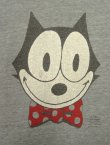 画像3: 80'S LEVIS "FELIX THE CAT" シングルステッチ 半袖 Tシャツ ヘザーグレー (VINTAGE)