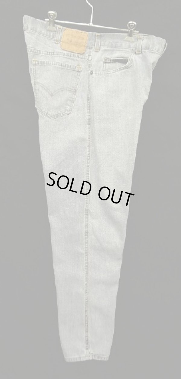 画像5: 80'S LEVIS 550 キャンバス ブルーグレー 42TALONジップ W36L32 USA製 (VINTAGE)