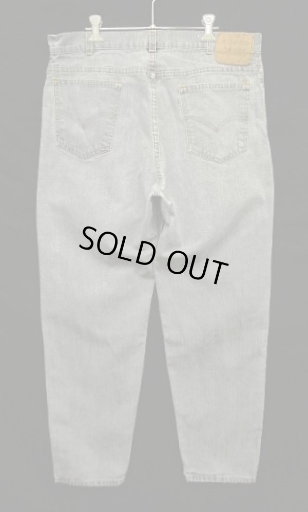 画像6: 80'S LEVIS 550 キャンバス ブルーグレー 42TALONジップ W36L32 USA製 (VINTAGE)