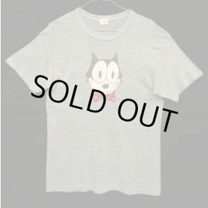 画像: 80'S LEVIS "FELIX THE CAT" シングルステッチ 半袖 Tシャツ ヘザーグレー (VINTAGE)