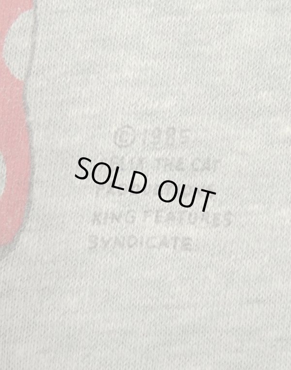 画像4: 80'S LEVIS "FELIX THE CAT" シングルステッチ 半袖 Tシャツ ヘザーグレー (VINTAGE)