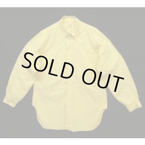 画像: 60'S BROOKS BROTHERS "MAKERS" 6ボタン オックスフォード BDシャツ イエロー USA製 (VINTAGE)