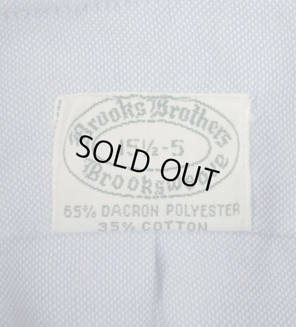 画像2: 60'S BROOKS BROTHERS "BROOKSWEAVE" 6ボタン オックスフォード BDシャツ ブルー USA製 (VINTAGE)