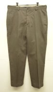 画像1: 00'S BROOKS BROTHERS "CLARK" ノープリーツ チノパンツ トープ (VINTAGE)
