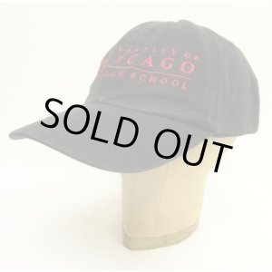 画像: THE UNIVERSITY OF CHICAGO THE LAW SCHOOL 6パネル ベースボールキャップ ブラック (USED)