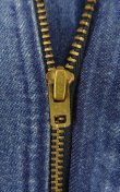 画像3: 80'S DICKIES チビタグ デニム ペインターパンツ インディゴ 42TALONジップ W32L32 USA製 (VINTAGE)