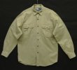 画像1: 90'S RALPH LAUREN "RANGER" コットンツイル 長袖 ワークシャツ カーキ (VINTAGE)