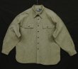 画像1: 90'S RALPH LAUREN "DONINGTON" シャンブレー チンスト＆マチ付き 長袖 ワークシャツ ブラック (VINTAGE)