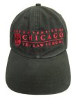 画像2: THE UNIVERSITY OF CHICAGO THE LAW SCHOOL 6パネル ベースボールキャップ ブラック (USED)