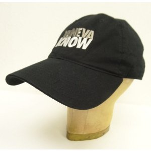 画像: YA NEVA KNOW 6パネル ベースボールキャップ ブラック (USED)